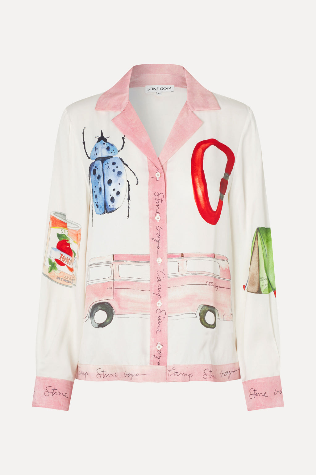 Loose Long Sleeve Shirt - Camp Stine Goya - Stine Goya