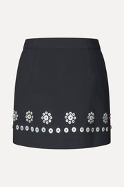 Stine Goya Mini Pencil Skirt Skirt Buttoned Flowers