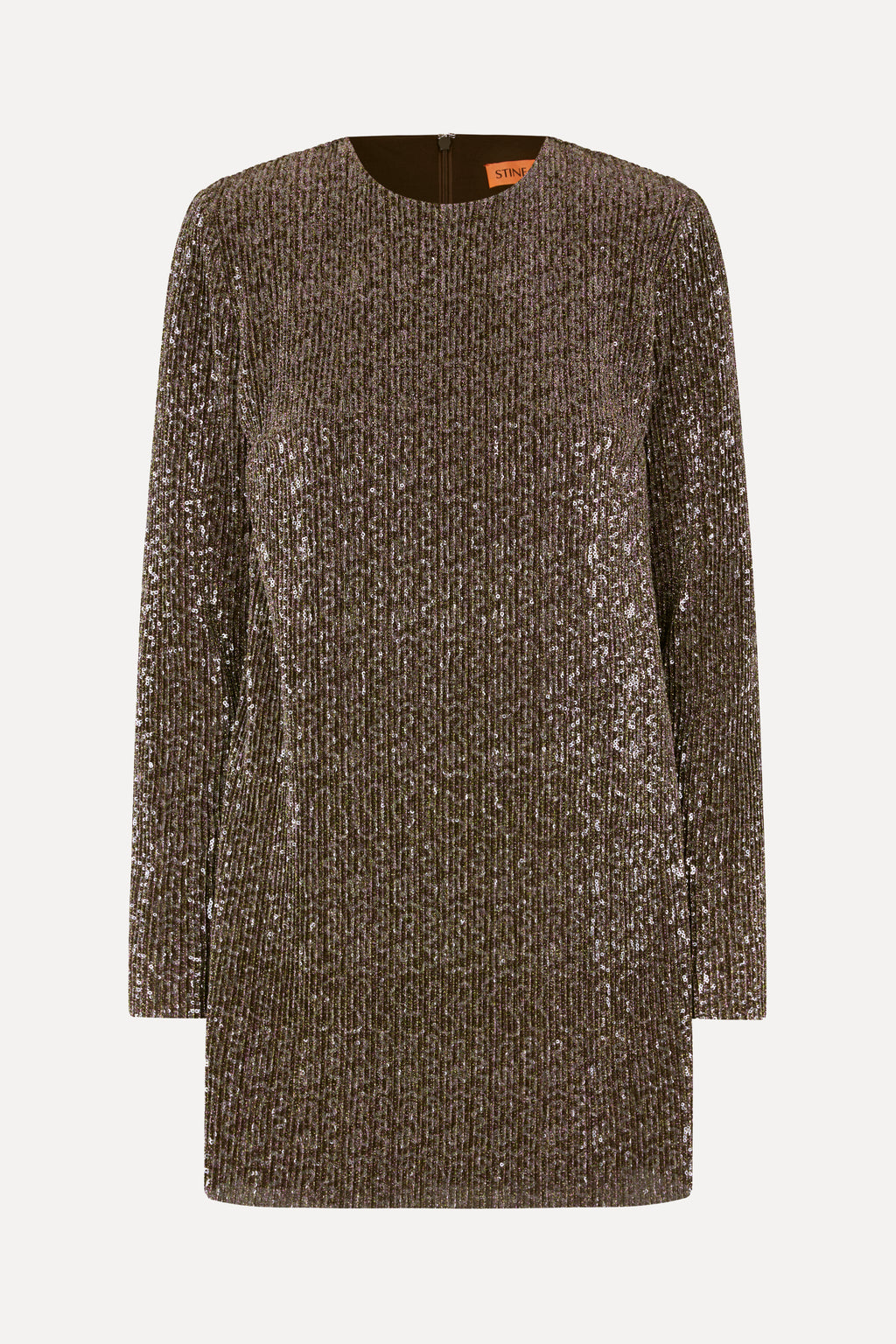 long sleeve glitter dress short Long Sleeve Sequins Short Cocktail Dress