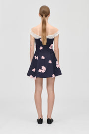 Stine Goya Off Shoulders Short Dress Dress Pink Petunia