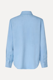 Stine Goya Oversized Shirt Top Sky Blue