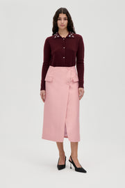 Stine Goya Pencil Midi Skirt Skirt Haze Pink