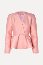 Stine Goya Peplum V Neck Jacket Jacket Haze Pink