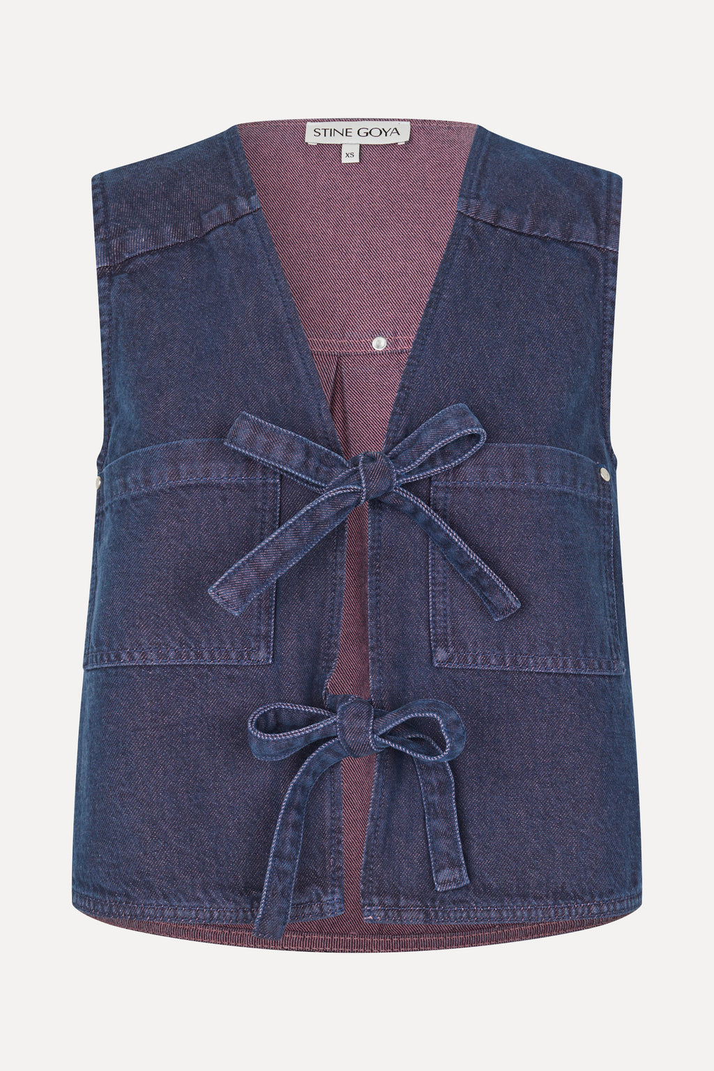 Pocket Vest - Dusky / Dried Rose - Stine Goya
