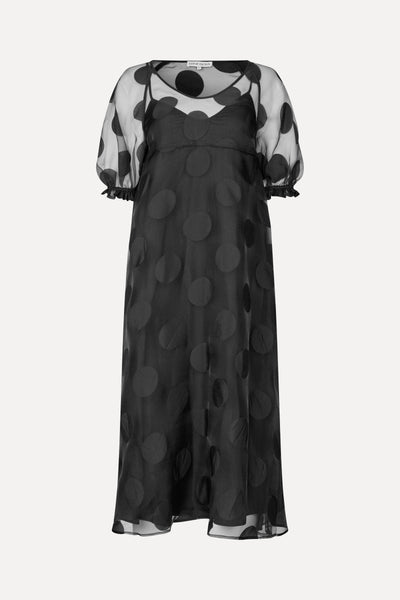 black long sleeve polka dot dress Stine Goya Puff Dotted Material:Bone Inlay Rag & Bone Dresses modest spring dress perfect for evening