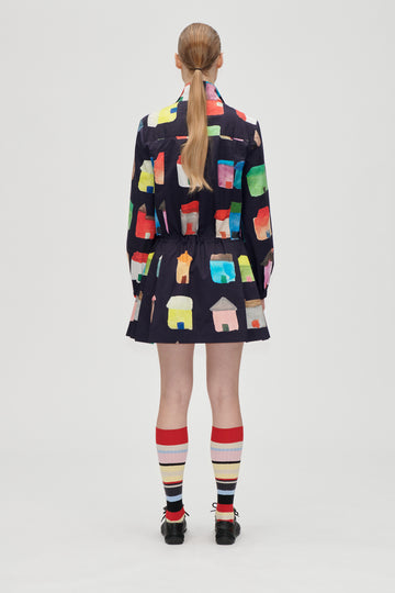 Stine Goya Pullover Parka Dress Dress Refugios