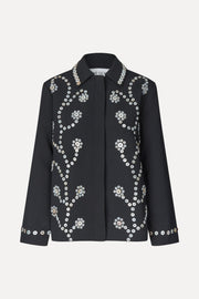 Stine Goya Relaxed Fit Jacket Jacket Buttoned Flowers