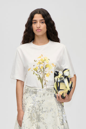 Stine Goya Short Sleeve T-Shirt Top Petunia Bouquet, A Clean Slate