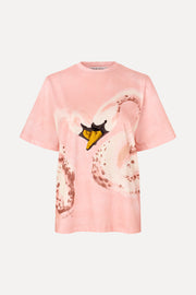 Stine Goya Short Sleeve T-Shirt Top Swans