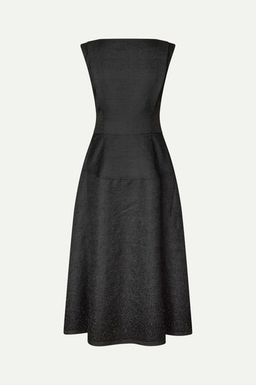 Sleeveless Boatneck Midi Dress - Gradient Beads - Stine Goya Sleeveless Boatneck Midi Dress - Gradient Beads - Stine Goya