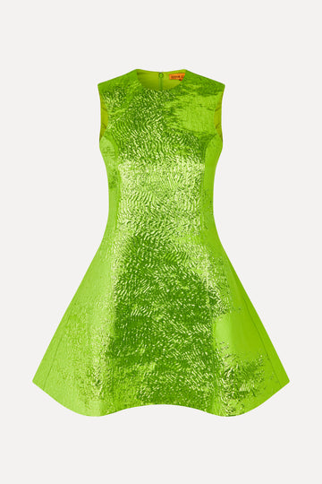 Sleeveless Mini Dress - Green impressionist hue - Stine Goya Sleeveless Mini Dress - Green impressionist hue - Stine Goya