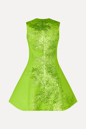 Stine Goya Sleeveless Mini Dress Green impressionist hue Stine Goya Sleeveless Mini Dress Green impressionist hue