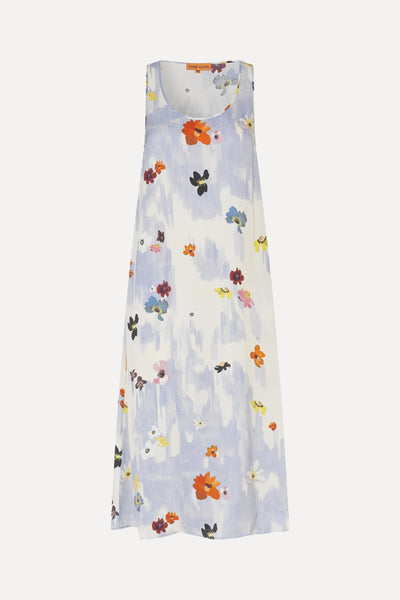 Stine Goya Tank Long Dress Skyfall Flowers