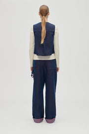 Stine Goya Twist Knee Seams Pants Pants Dusky / Dried Rose