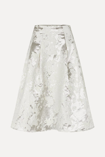 Stine Goya Voluminous Midi Skirt Skirt Lurex Garden