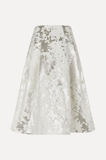 Stine Goya Voluminous Midi Skirt Skirt Lurex Garden