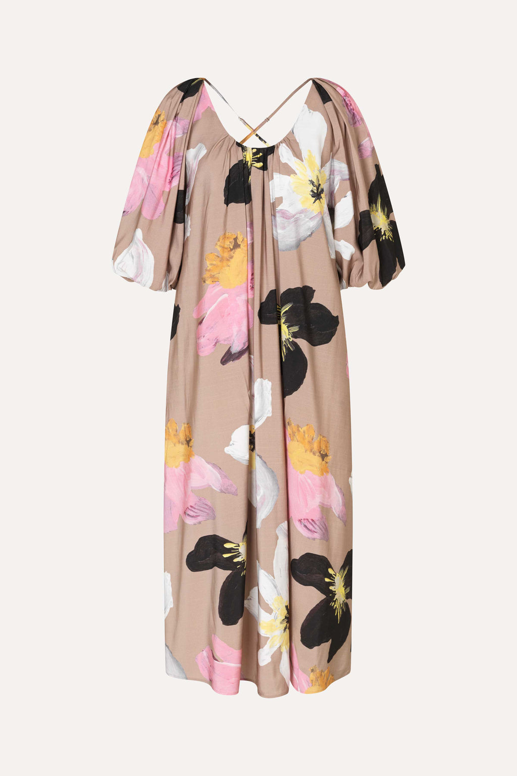 Stine Goya Voluminous Puff Sleeve Dress Wild Flowers Stine Goya Voluminous Puff Sleeve Dress Wild Flowers