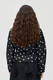 Stine Goya Voluminous Sleeve Jacket Outerwear Quilted Dots