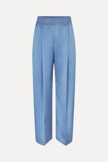 Wide Leg Long Pants - Infinity Blue - Stine Goya Wide Leg Long Pants - Infinity Blue - Stine Goya