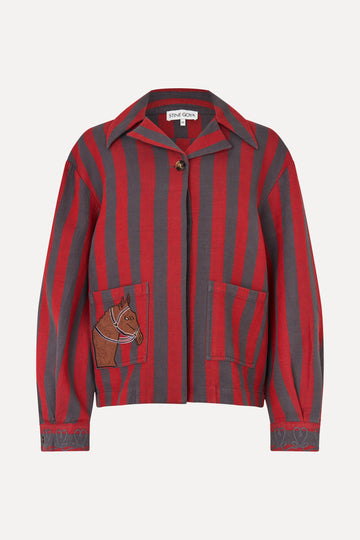 Stine Goya Workwear Tab Jacket Jacket Rider's Stripe